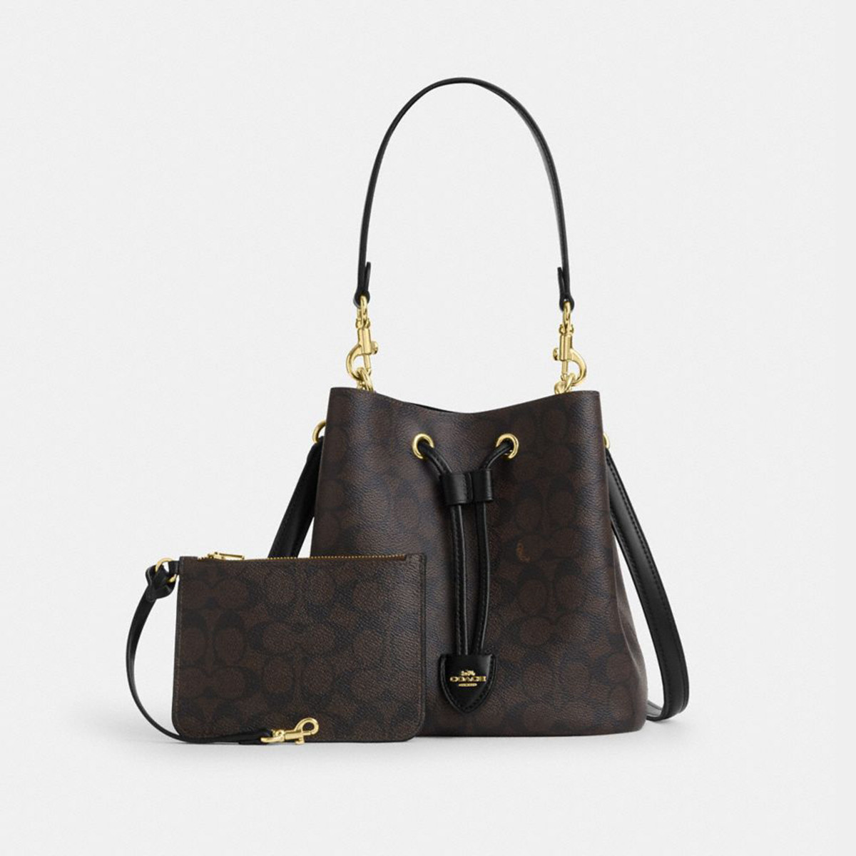 COACH 【蔻驰】蔻驰ROWAN 21老花斜挎子母水桶包CBH07