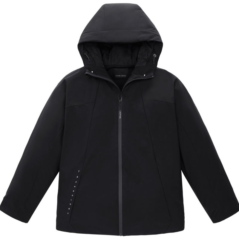 太平鸟 男装2025冬款翻领衬衫式胸袋设计轻薄保暖男式羽绒服 271元（超V会员价，首单礼金，有惊喜券到手263元）