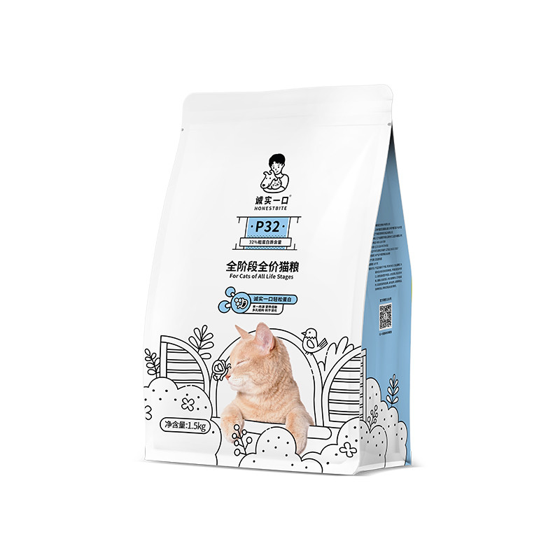 诚实一口 P32全阶段全价猫粮1.5kg-升级款