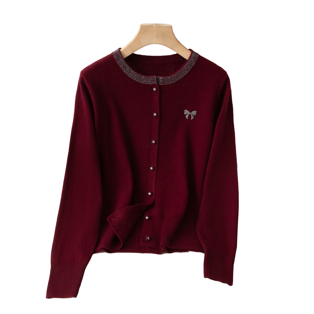 Ƥ�������� 100%����ë�ﶬŮʽ��֯���׺���������Ŧ��Բ��ë�¿��� 209Ԫ