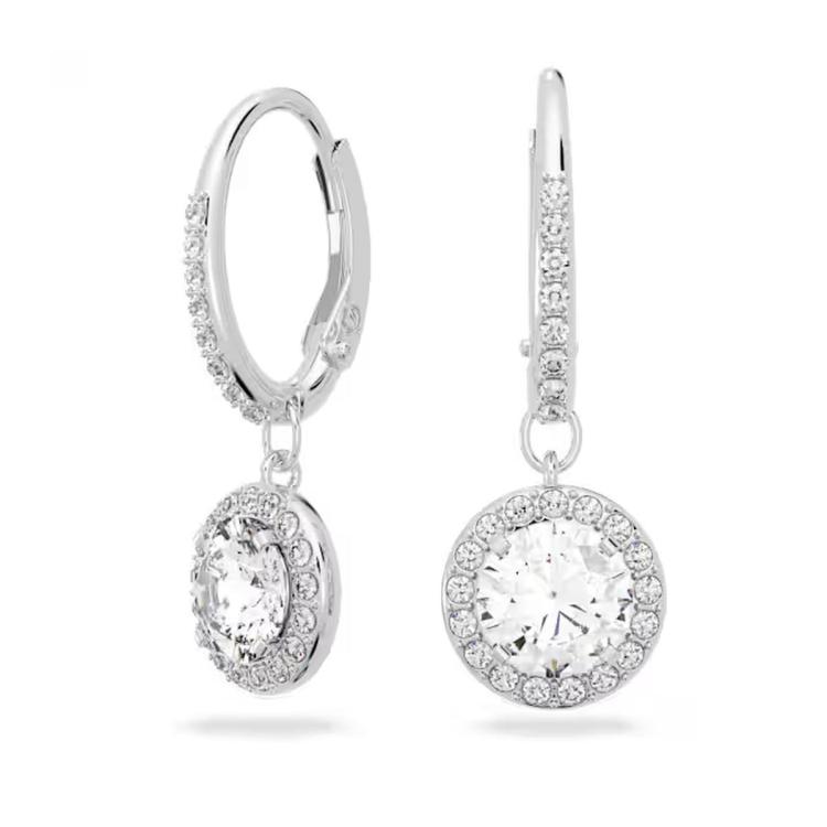 施华洛世奇 年中钜献 ATTRACT系列 大气百搭穿孔耳环