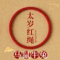 诺米美物 无扣手腕绳好运上岸红手绳编织无接头手链女本命太岁红绳生日礼物 图片 1