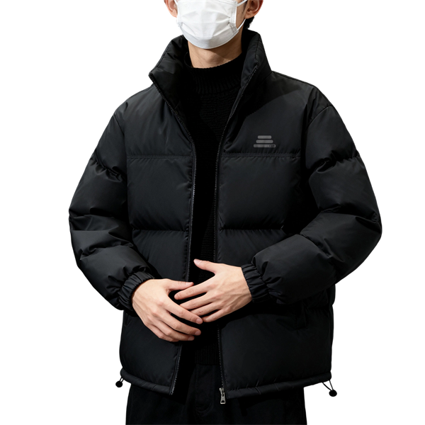 CBA 冬季男士面包服保暖立领外套 防风青少年中学生 百搭宽松加厚上衣 唯品会特卖价99元，回购立减3元，实付96元