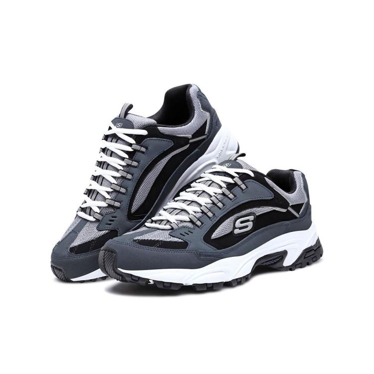 斯凯奇 【D'LITE老爹鞋】男鞋运动休闲鞋男跑步鞋舒适缓震耐磨秋冬