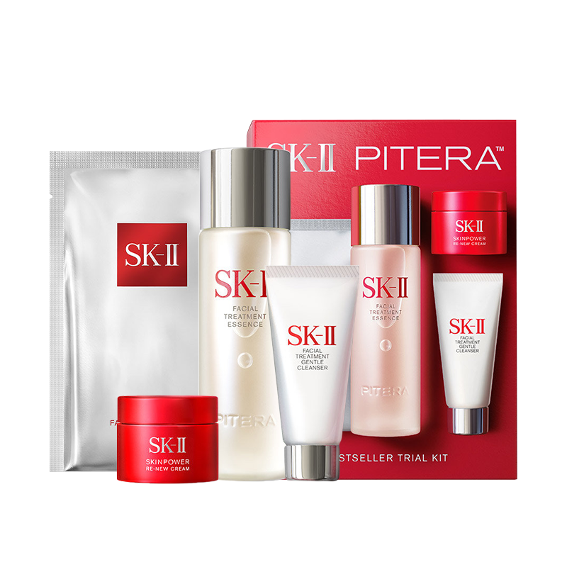 SK-II ����ˮ75ml������װ ����ˮ+���ƿ+����+��Ĥ366Ԫ