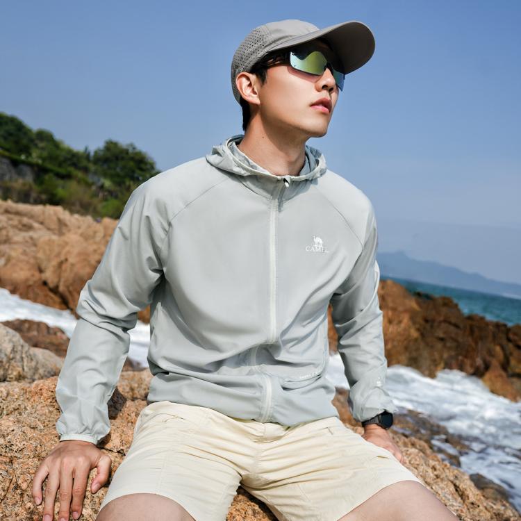 骆驼 2026春夏新款骆驼防晒衣防晒运动轻薄外套透气外套男款防晒衣