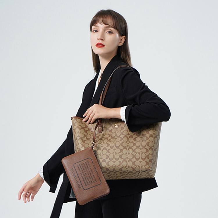 COACH 【全国联保】蔻驰City 33托特子母包单肩手提包36658
