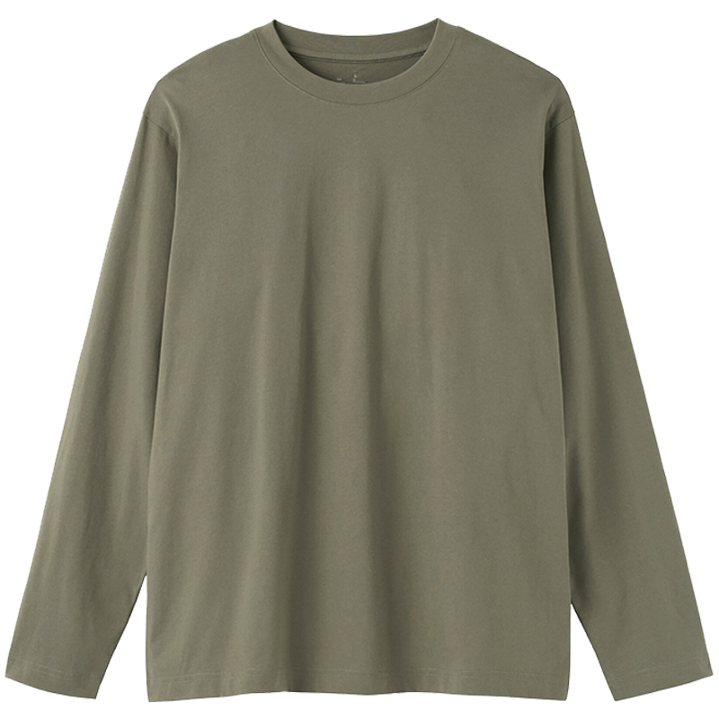 MUJI ��ʽ���ñ�֯Բ�쳤��T�� ��ʿ����� ����� 70Ԫ