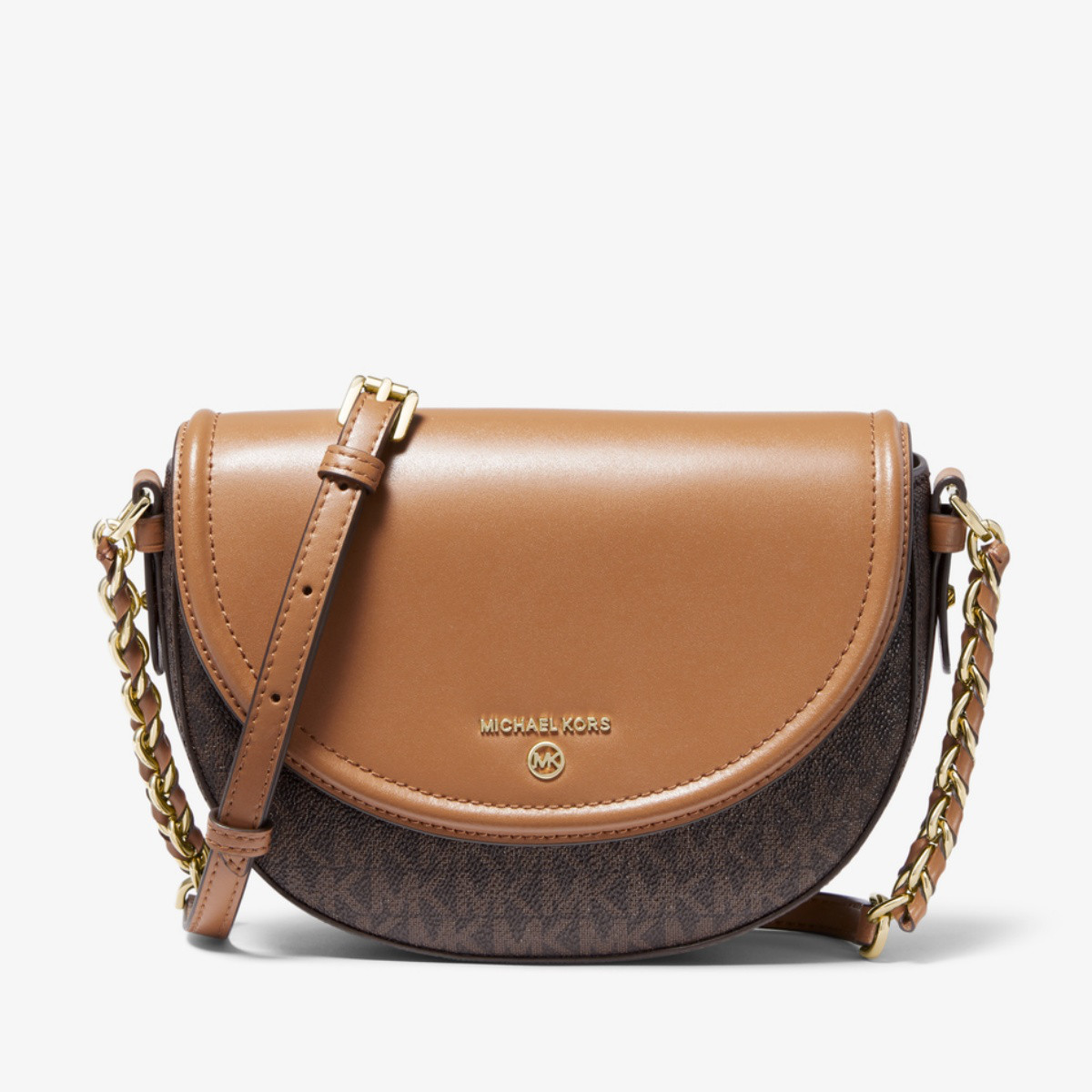 MICHAEL KORS Jet Set 经典时尚百搭小号logo印花半圆挎单肩包