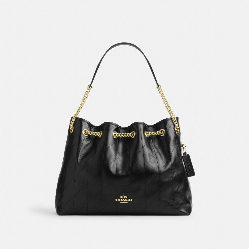 COACH 【全国联保】蔻驰 EVELYN系列绗缝细节单肩托特包