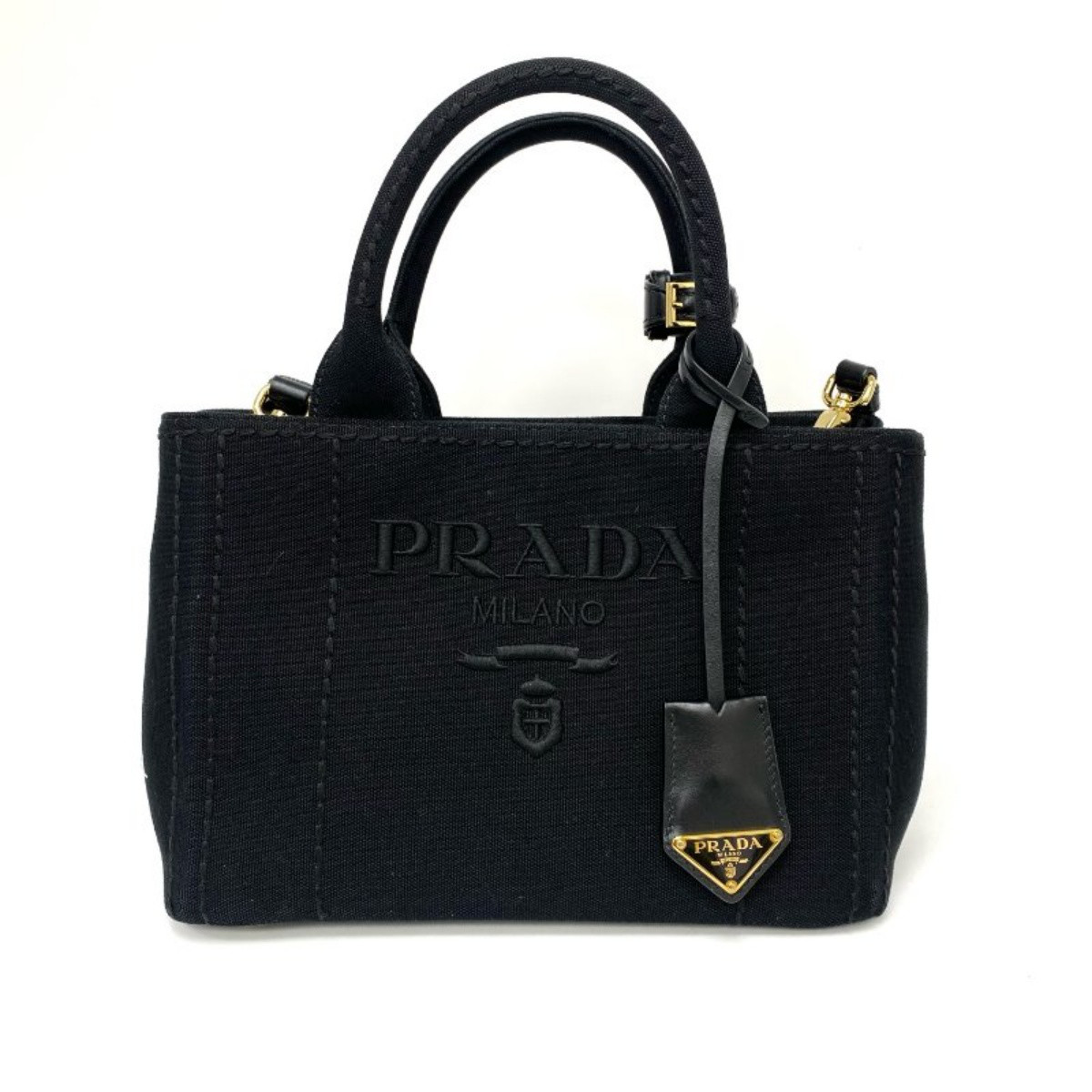PRADA Jardiniere系列 品牌徽大号托特包