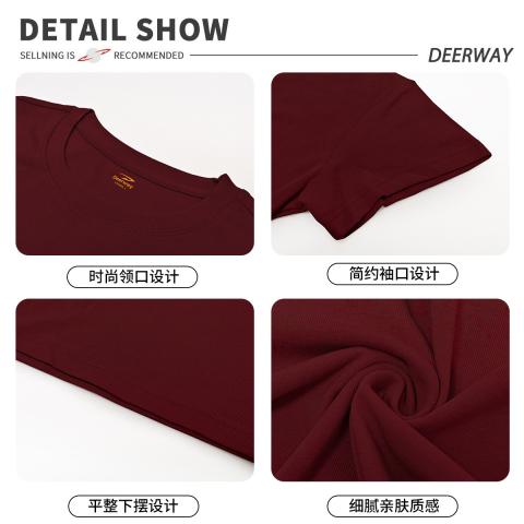 德尔惠 短袖T恤女夏季百搭短袖上衣棉款舒适修身显瘦休闲圆领体恤小个子 图片 3
