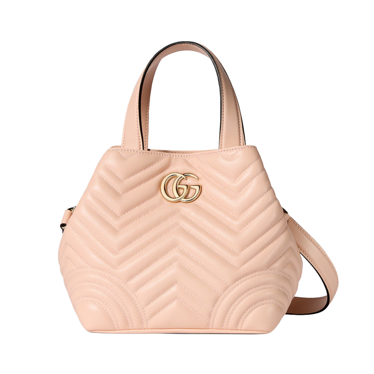 GUCCI Betty 小号手提包女士双G休闲通勤手提斜挎敞口包