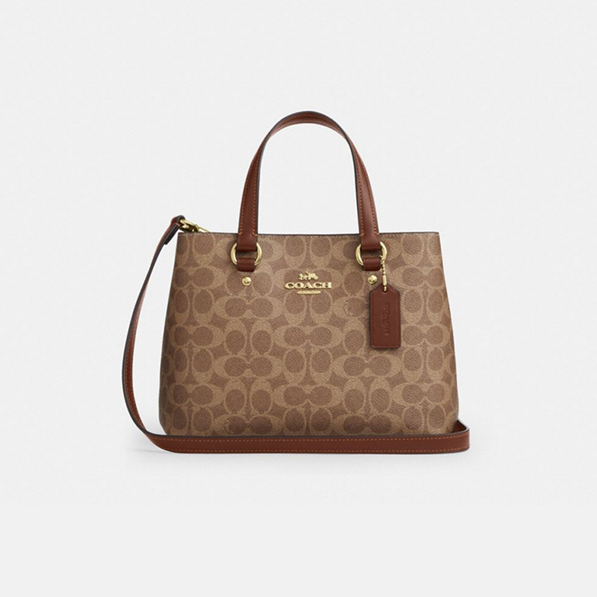 COACH 【全国联保】蔻驰 STATION手提斜挎托特包CET31