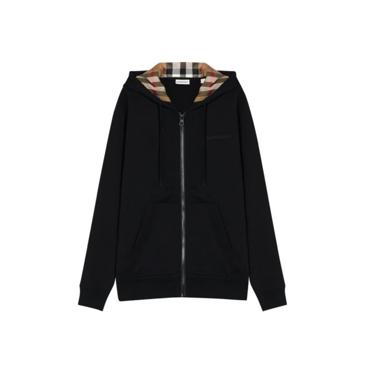 BURBERRY 经典刺绣Logo连帽长袖时尚舒适男式卫衣