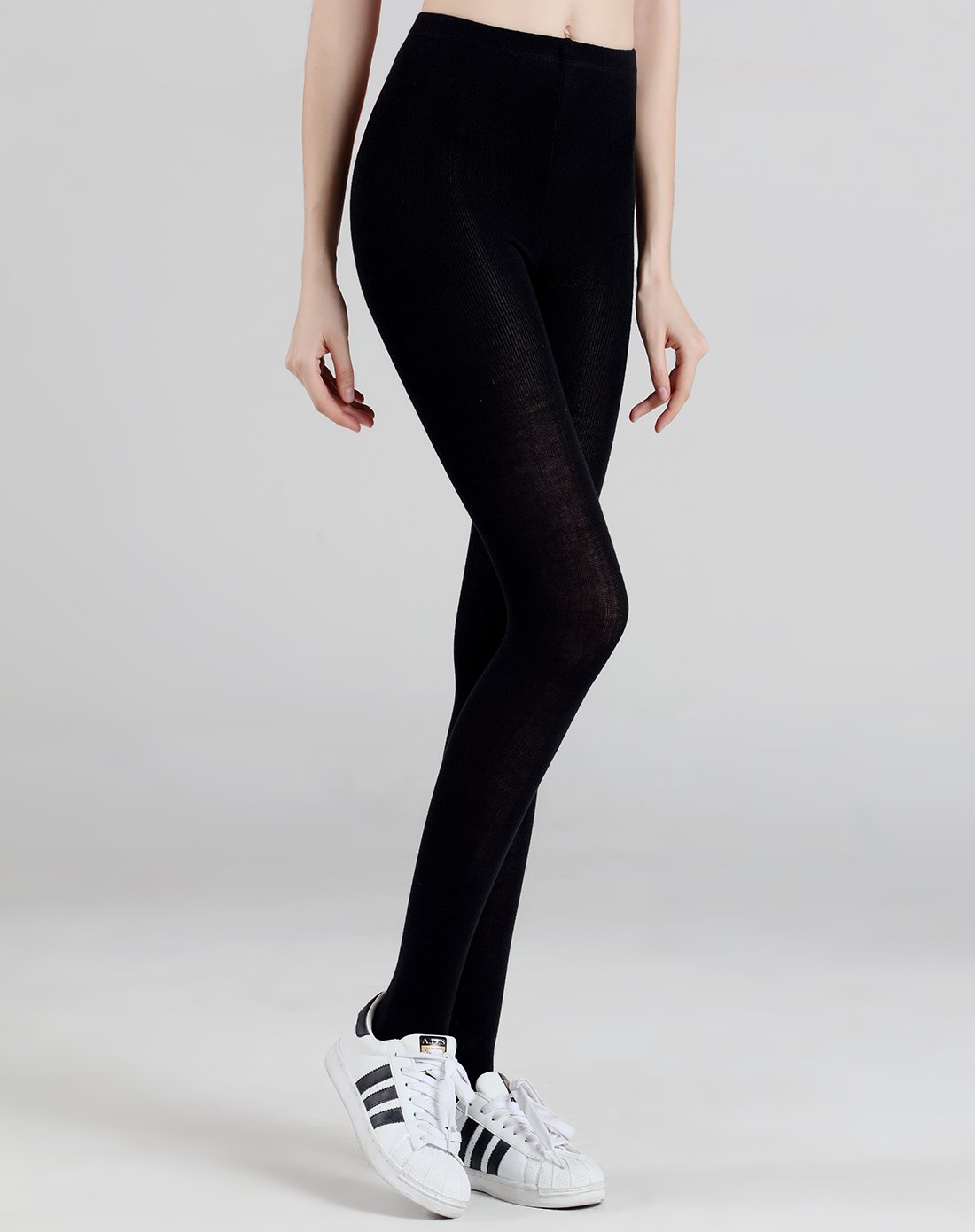 青春活力 女士运动打底裤袜 场下训练服深灰