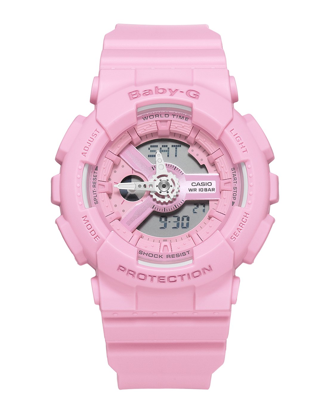 卡西欧casiobaby-g户外运动双显防水女士手表