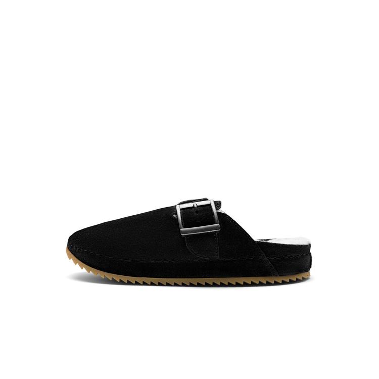 Clarks 【商场同款】潮流休闲 简约时尚包头鞋女单鞋 布鲁克林 In Black