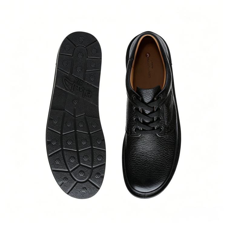 clarks 日常通勤 简约时尚复古百搭男休闲皮鞋 自然系列