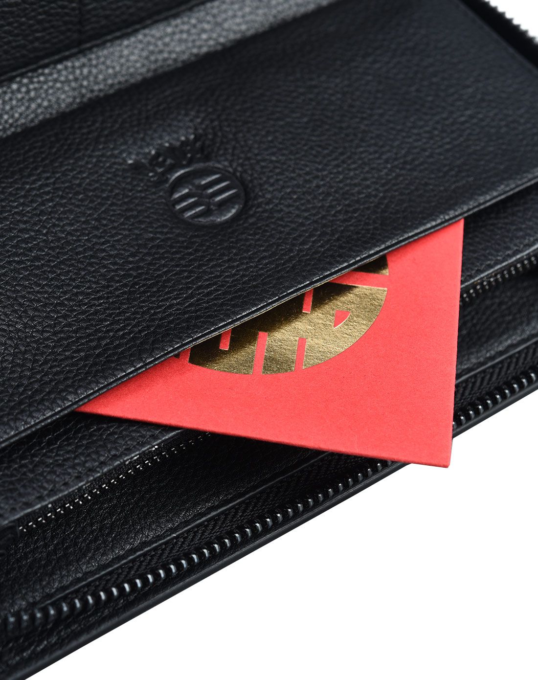 初弎&draconite男女包初弎复古菱纹长款文字刺绣钱包44011_唯品会