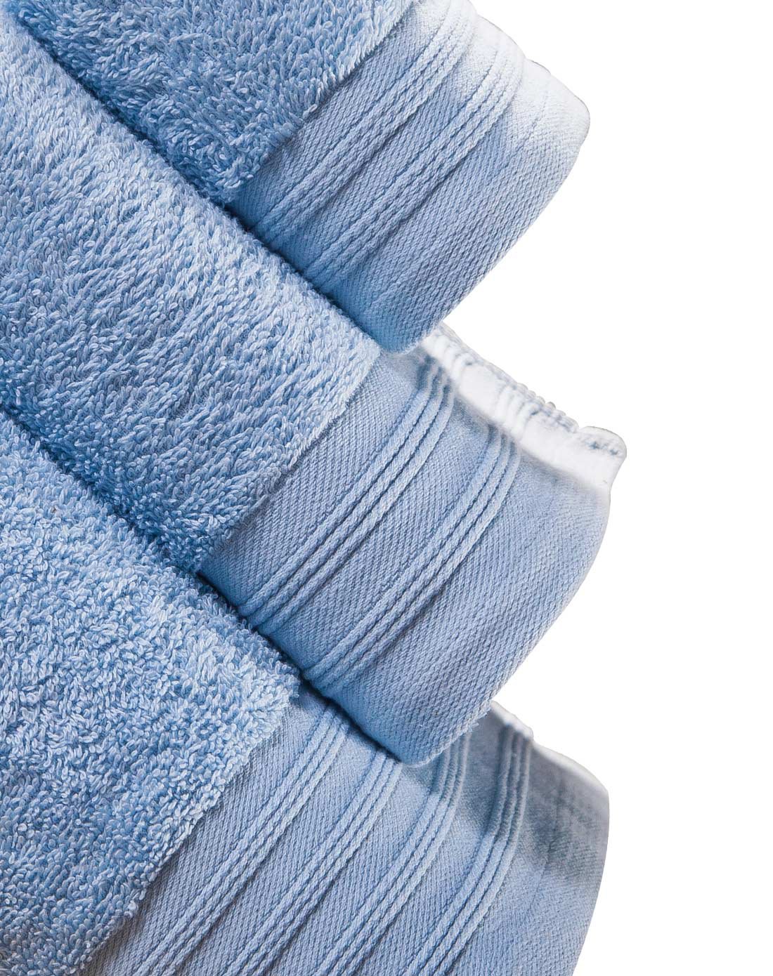 lavie home 致柔埃及长绒棉面巾天空蓝色