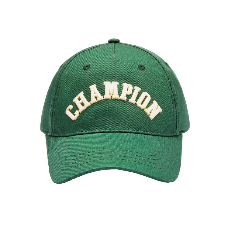 Champion 【品牌直营】男女同款潮流字母logo棒球帽 In Green