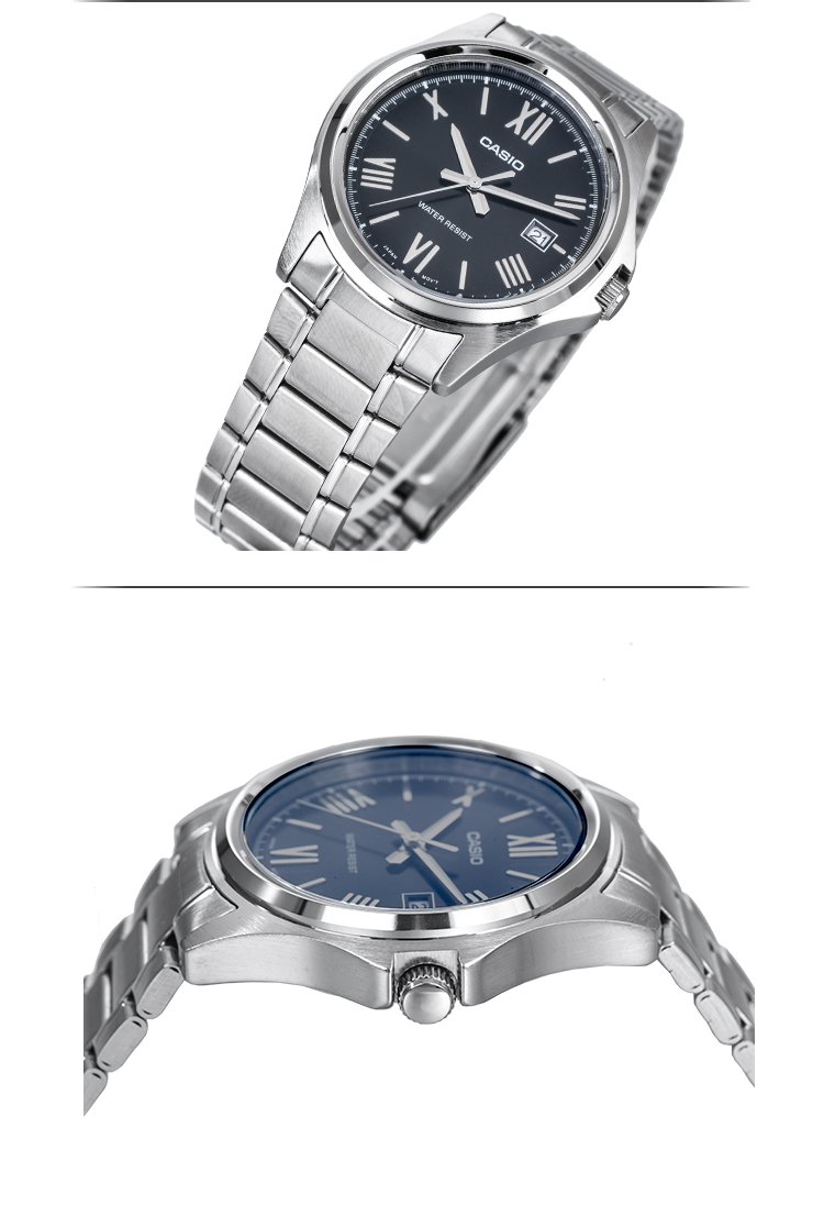 卡西欧casio腕表专场casio 指针系列时尚男表黑色mtp-1183aa-1apf