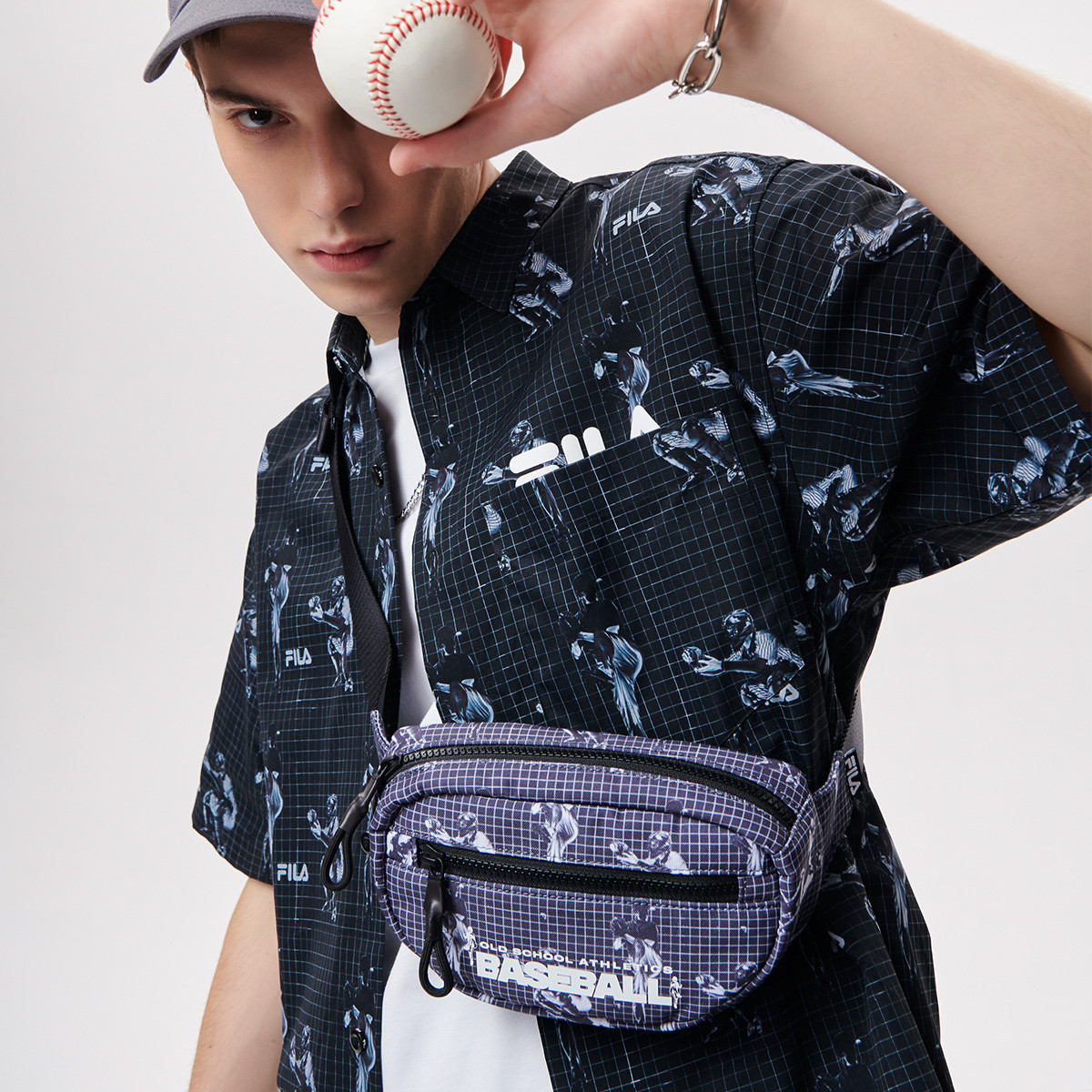 fusion系列男女同款运动腰包百搭便携潮流腰包