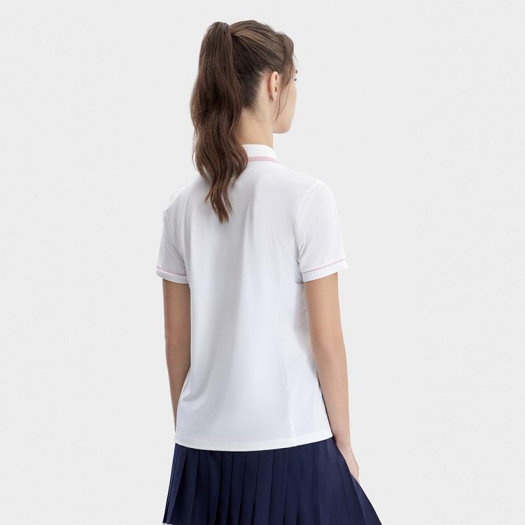 女装女士Polo衫女网球系列舒适简约百基础针织短袖POLO衫