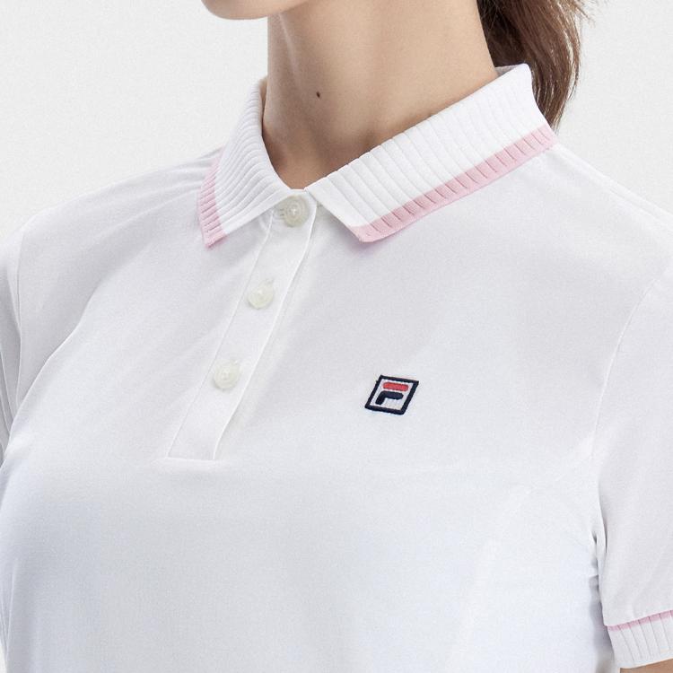 女装女士Polo衫女网球系列舒适简约百基础针织短袖POLO衫