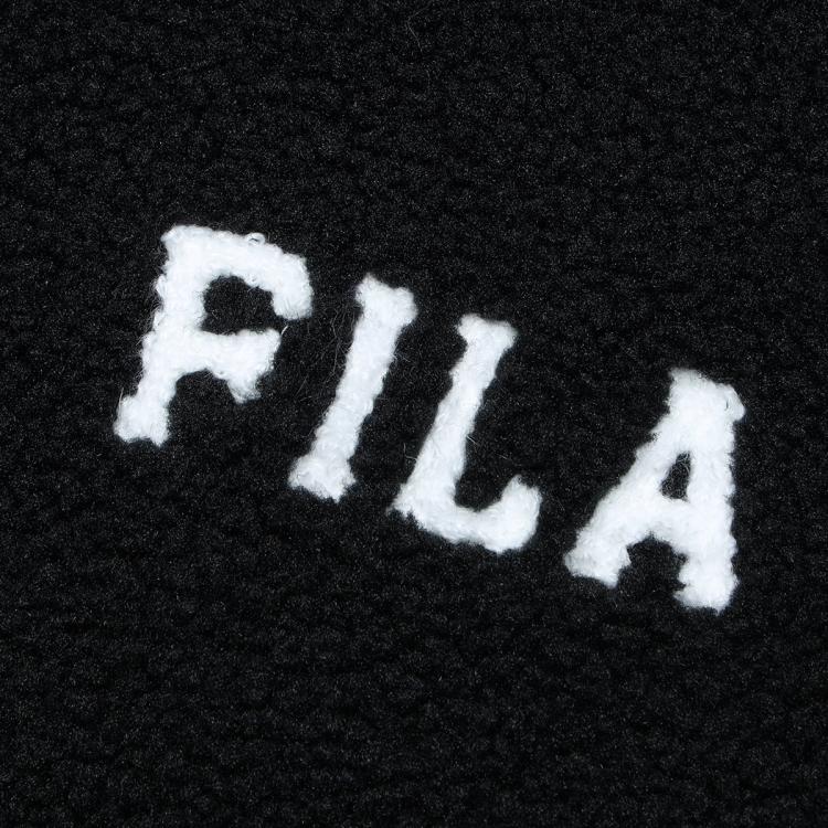 FILA 【杨幂力荐】情侣款仿羊羔绒外套男女同款舒适针织长袖外套