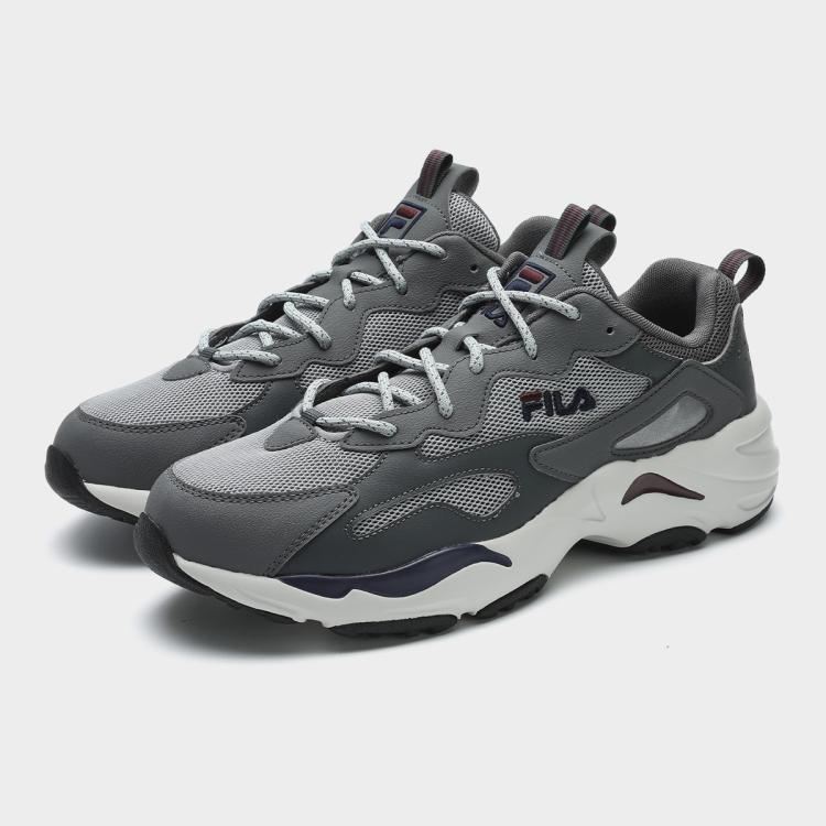 Fila 【猎空】男鞋运动休闲鞋男轻便百搭耐磨防滑日常复古运动鞋 In Gray