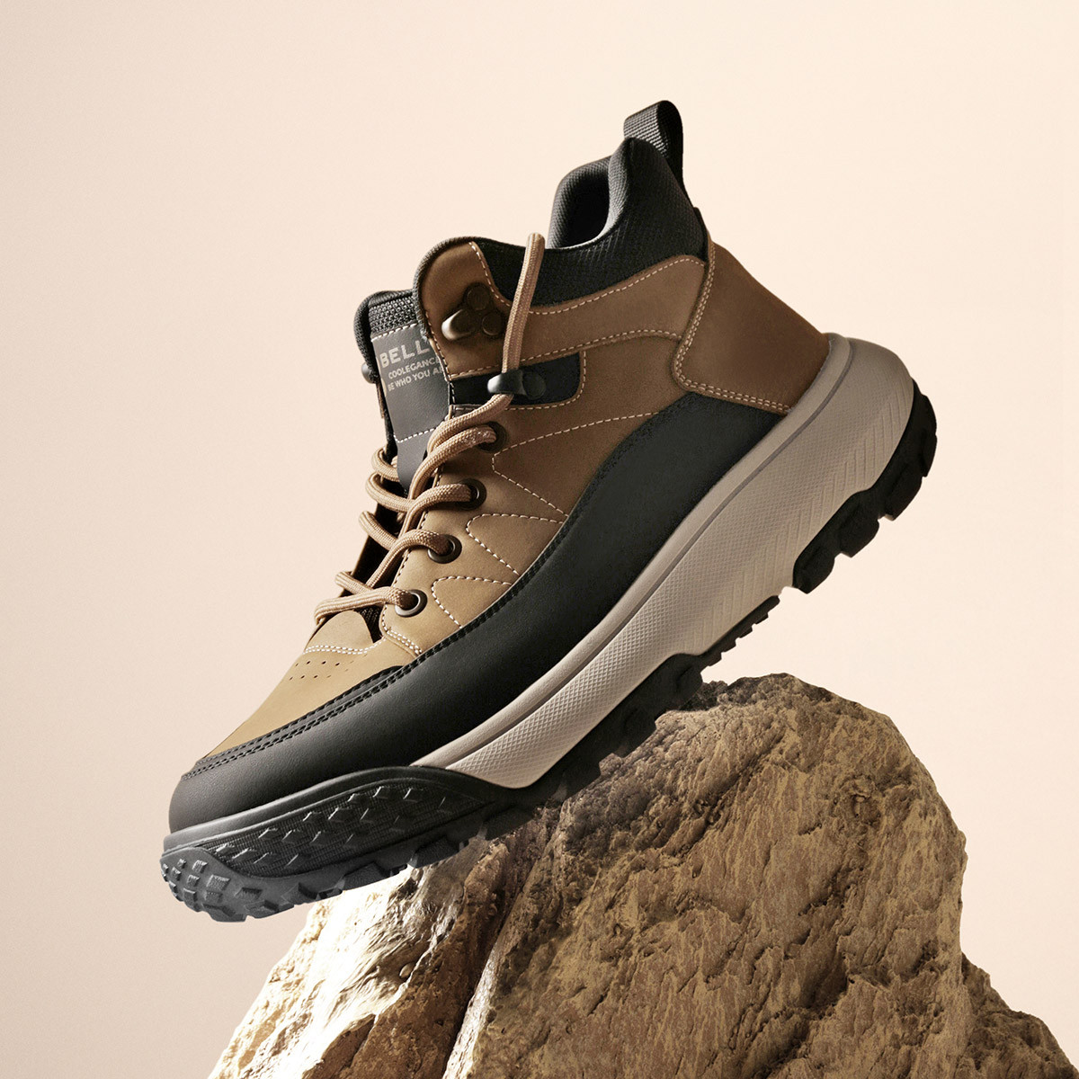 BELLE ������ʿ�߰������˶���Ь��25�����¿������߶�ѥ���� 199Ԫ