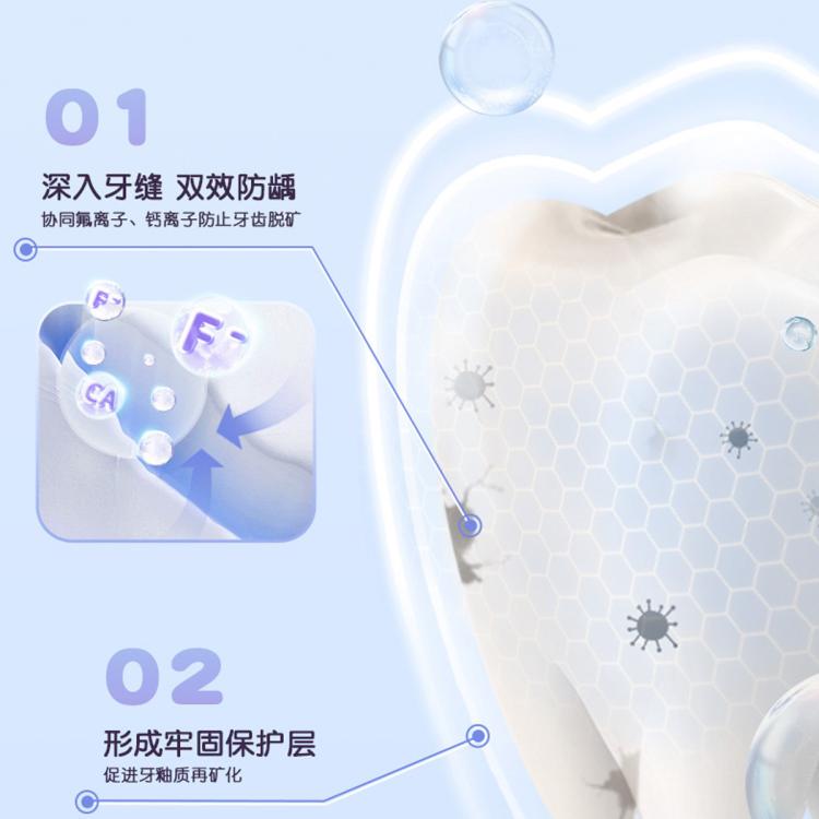 舒客宝贝 【郭晶晶同款】儿童牙膏抗糖防蛀2到6到12岁含氟防蛀儿童修护