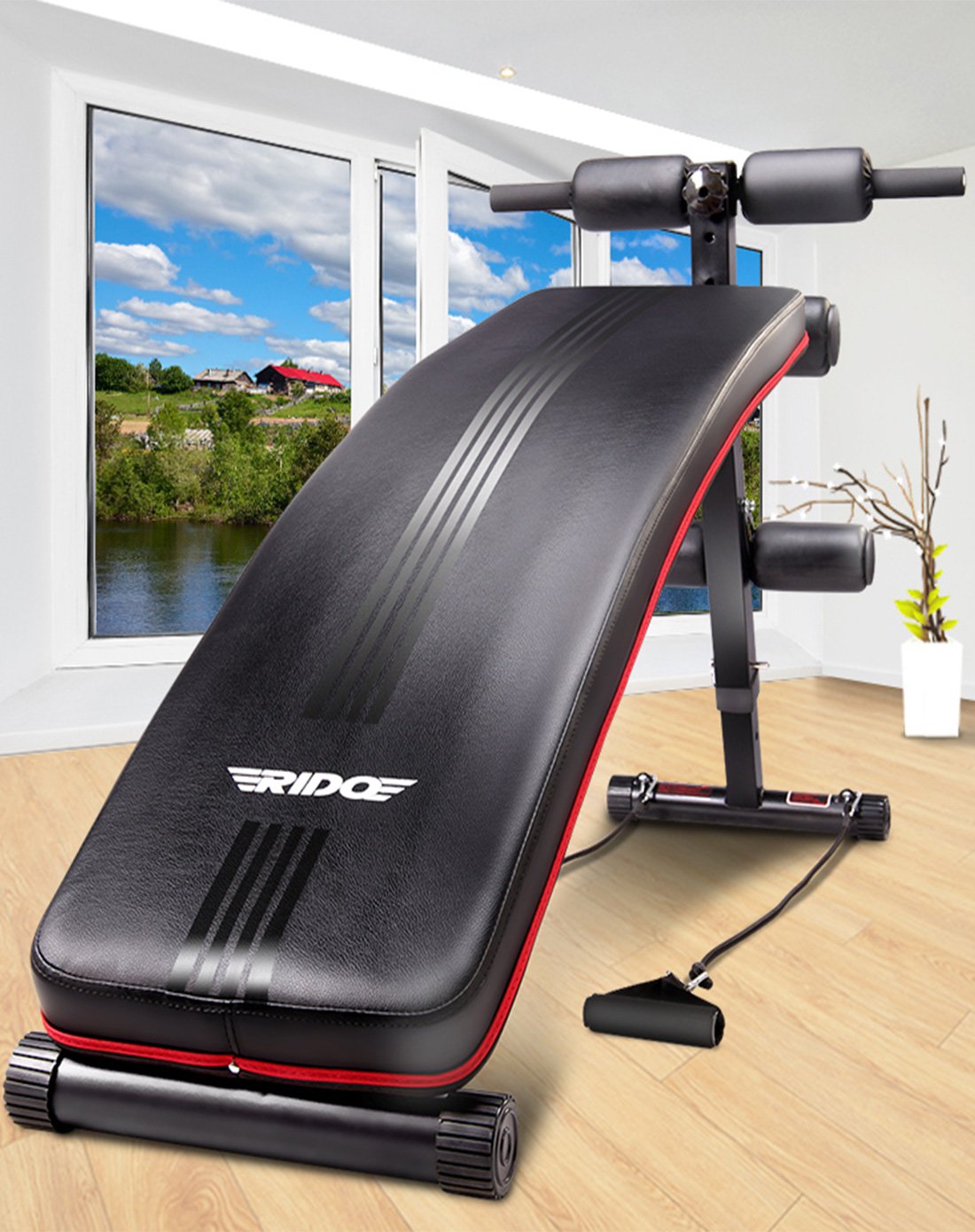 力动多功能仰卧板 家用健身器材仰卧起坐板健腹板td20 健身器材