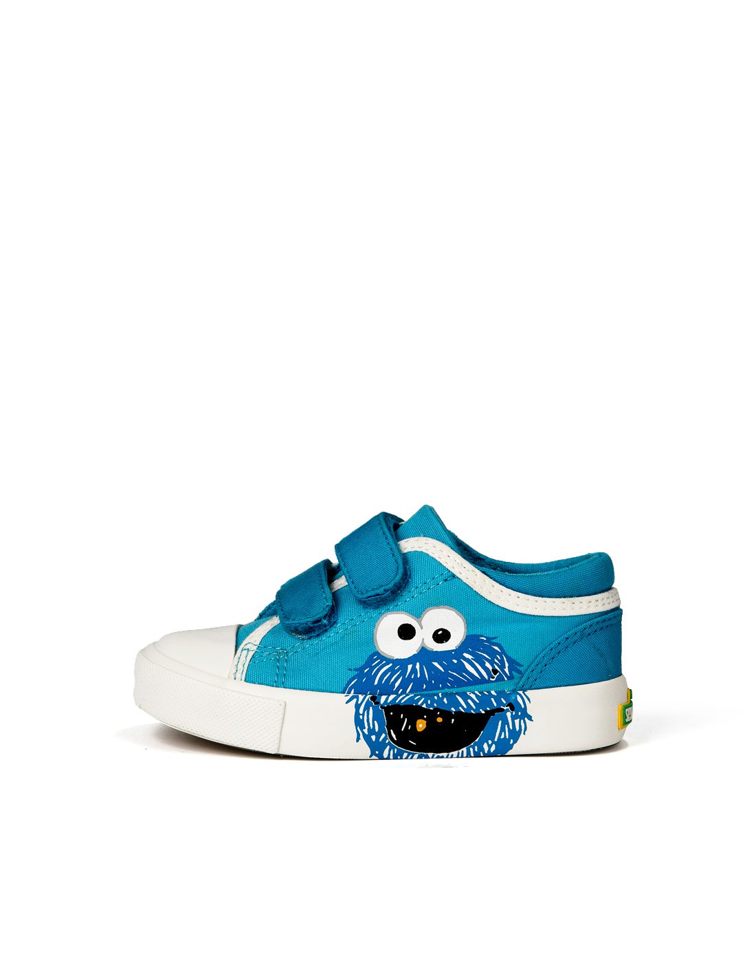 sesame street芝麻街女童男童扣带帆布鞋