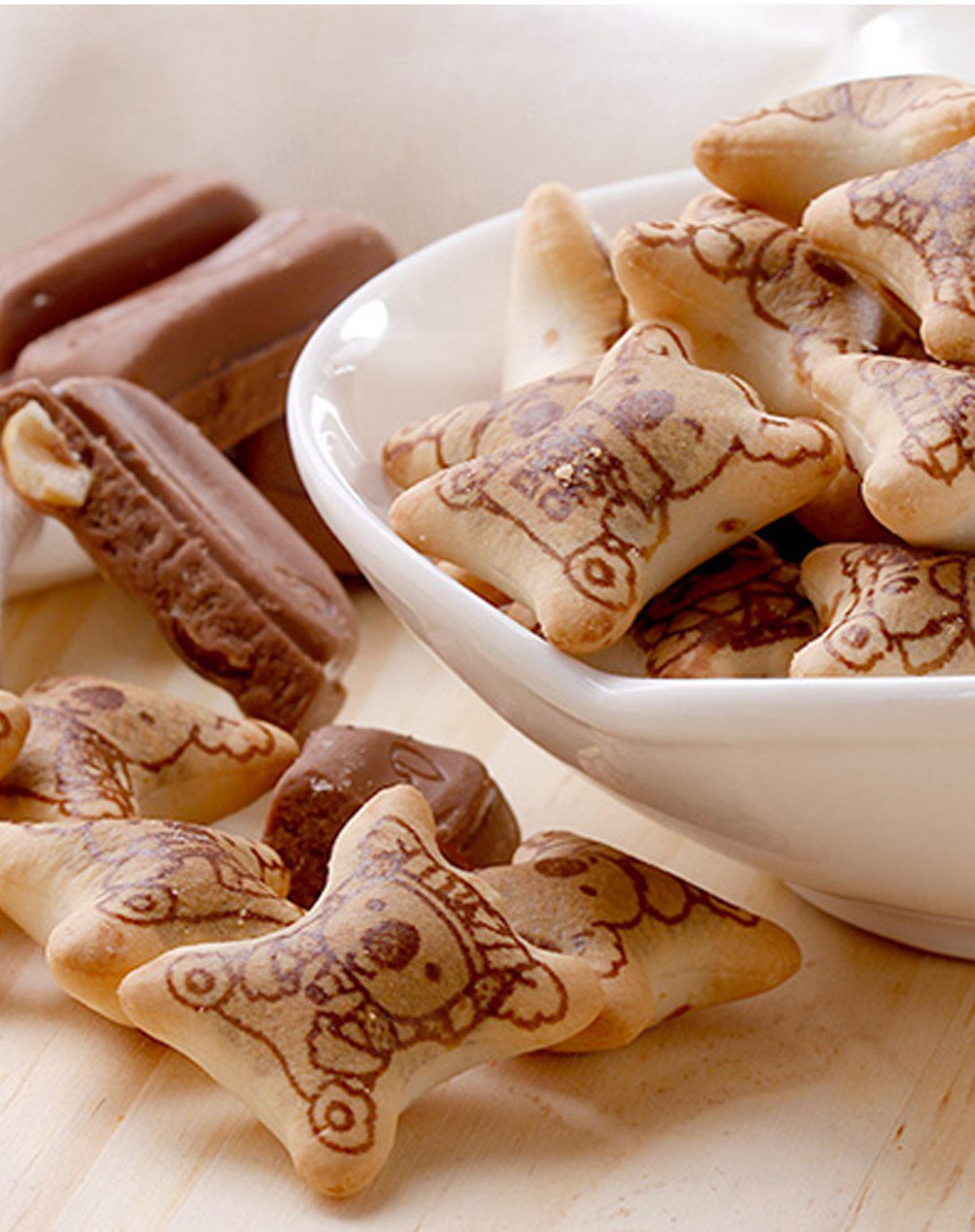 乐天小熊饼(巧克力)49g*10