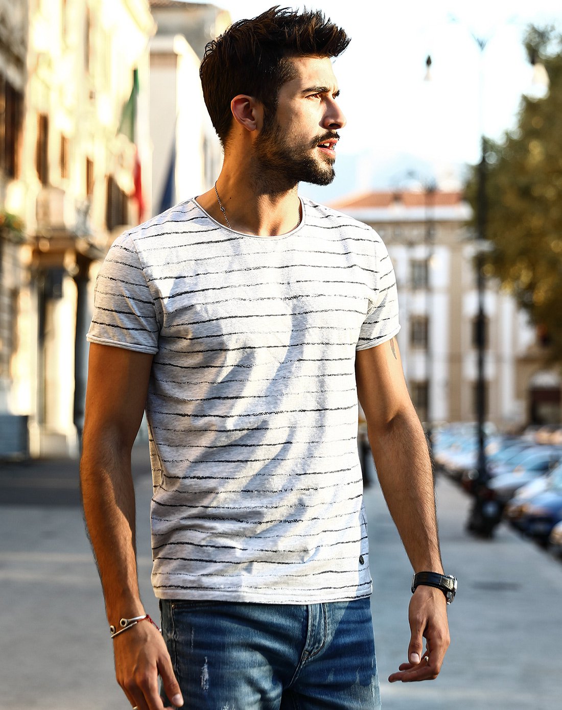 simwood简木男装欧美复古简约时尚t恤