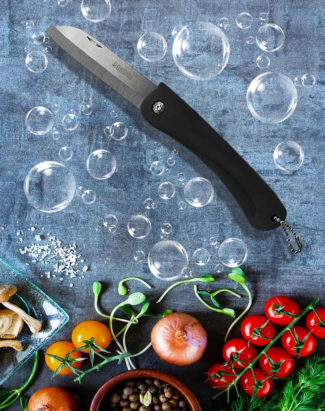 konomi 3寸 陶瓷黑哑折叠刀