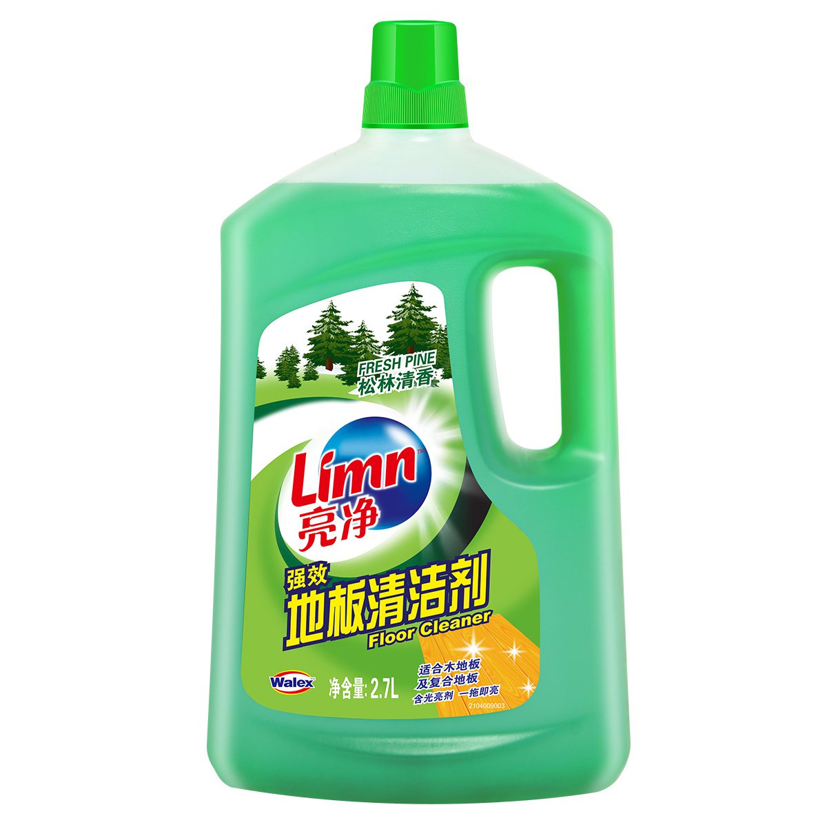 亮净 地板清洁剂 松林清香 2.7l