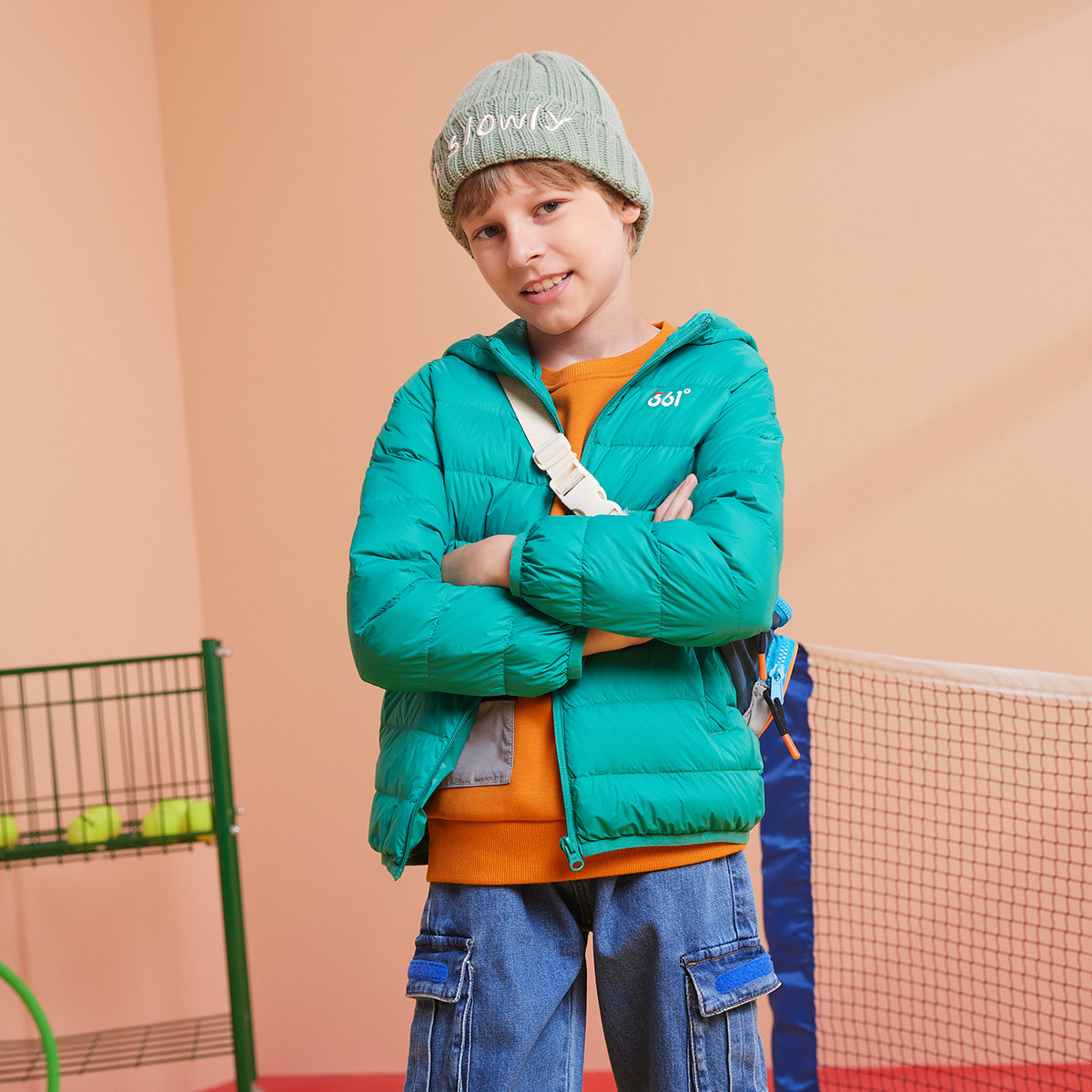 儿童冬新款男童轻薄羽绒服防风保暖男童羽绒服轻便男大童羽绒服