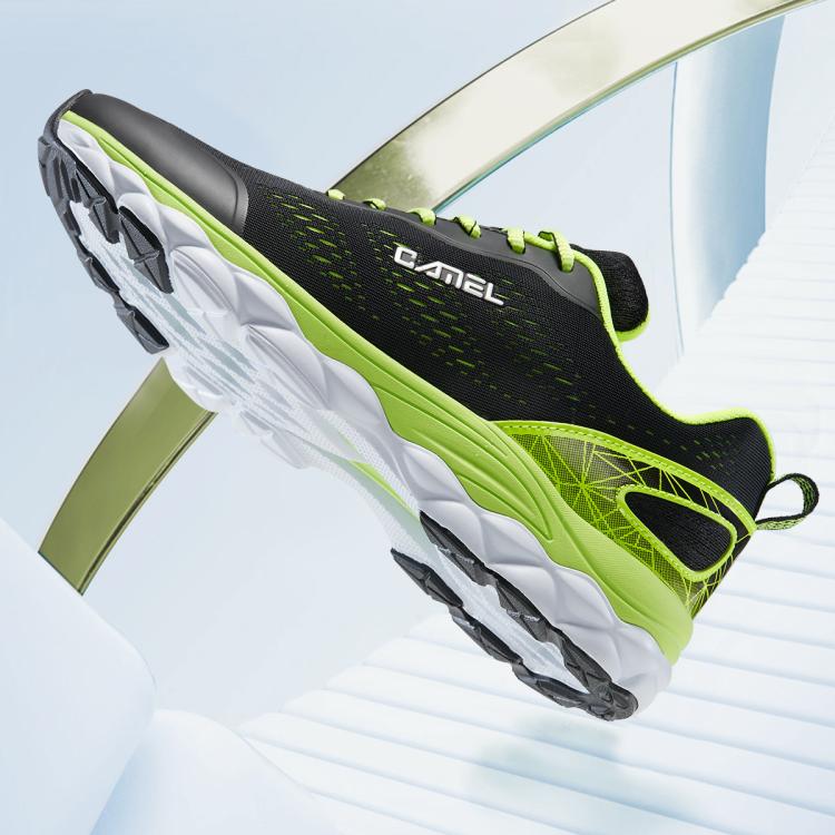 骆驼 【裂风系列】运动鞋男鞋春秋轻便透气缓震户外马拉松跑步鞋男款