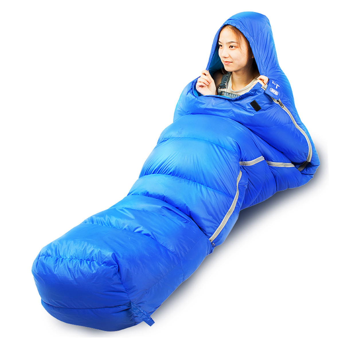 探险者 tanxianzhe 户外成人羽绒睡袋 春夏秋冬四季加厚保暖木乃伊