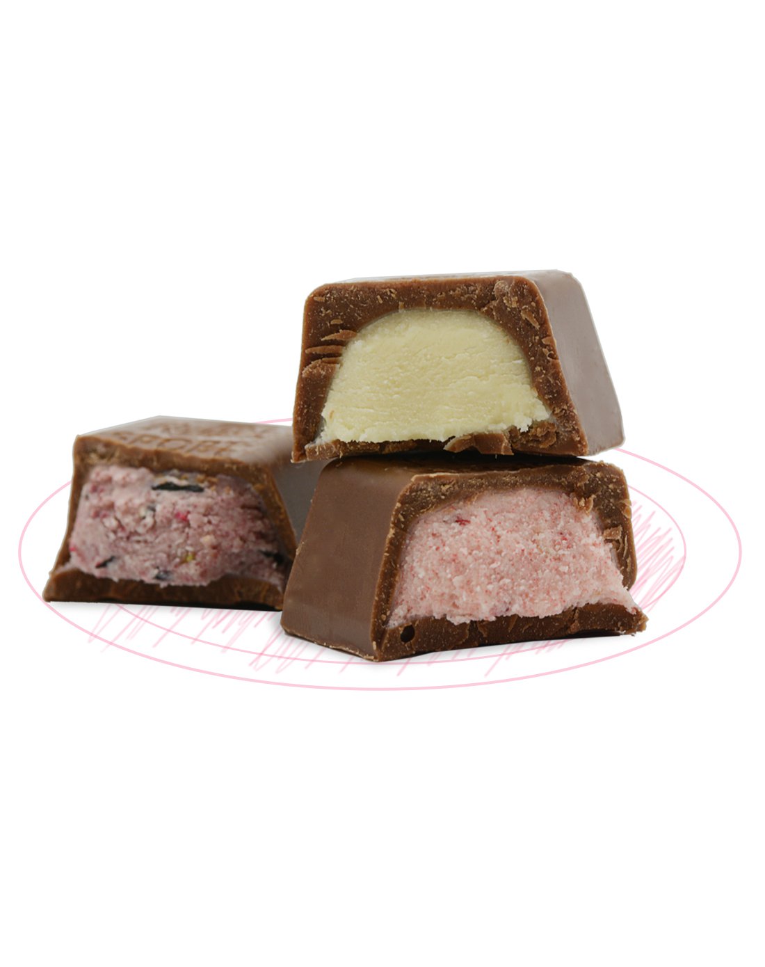 德国进口 酸奶味夹心牛奶巧克力176g