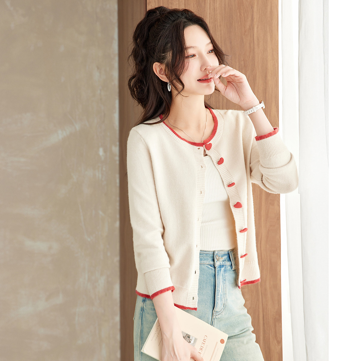 TERRE BLEUE ��ϵײɫë������ 2026������ ���аٴ���֯�� 76Ԫ