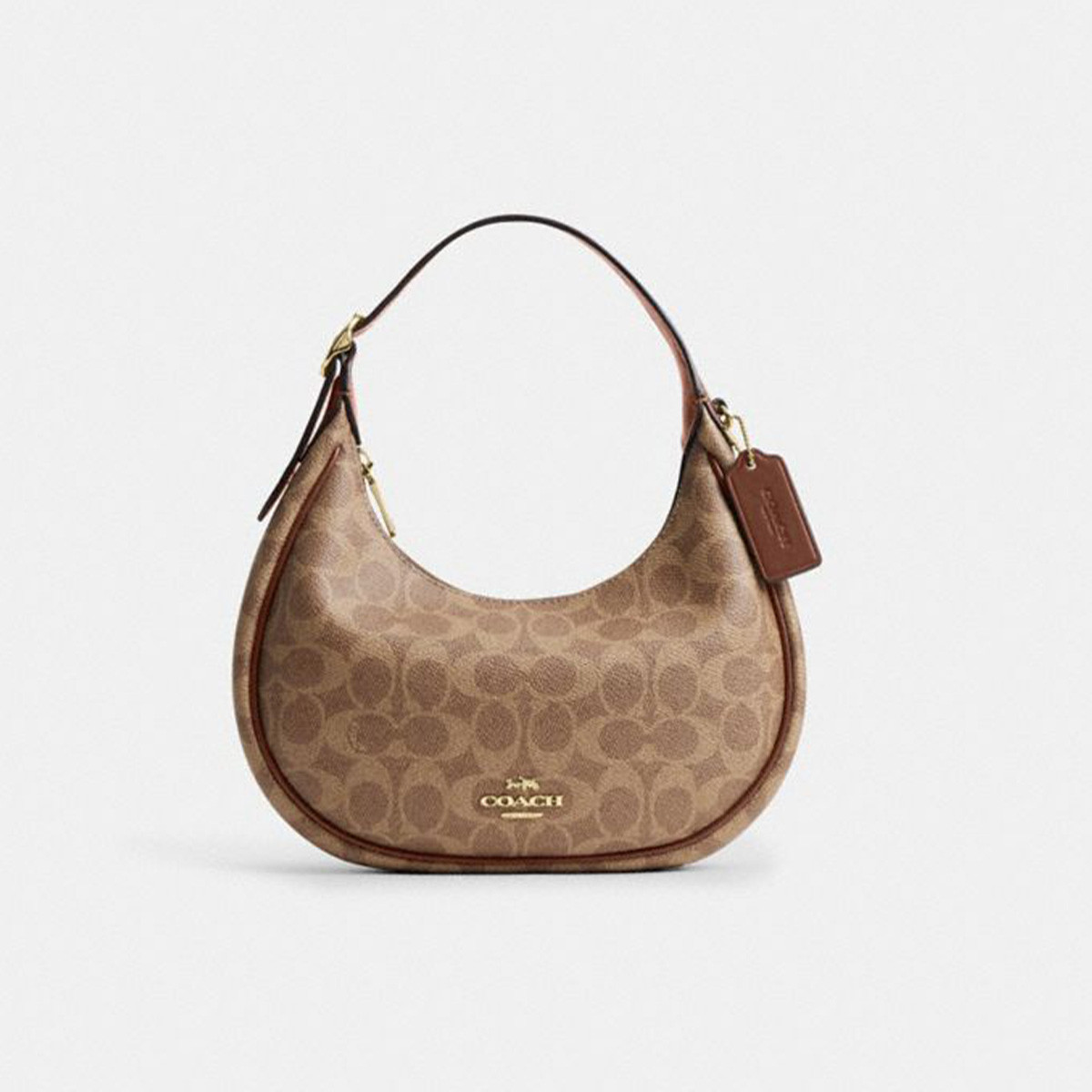 COACH 【全国联保】蔻驰老花EMILY可斜挎单肩月牙包CDX17