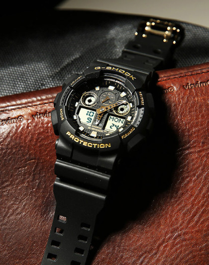 全国联保】卡西欧casio手表送礼优选 g-shock 年轻个性黑金迷彩时尚