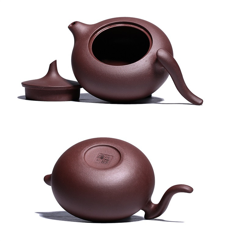 宜兴名家杜成平老师紫泥飞鸿壶泡茶壶宜兴原矿紫砂壶手工