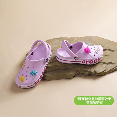 CROCS 卡骆驰女凉鞋 男女情侣款户外休闲沙滩轻便舒适洞洞鞋 图片 1