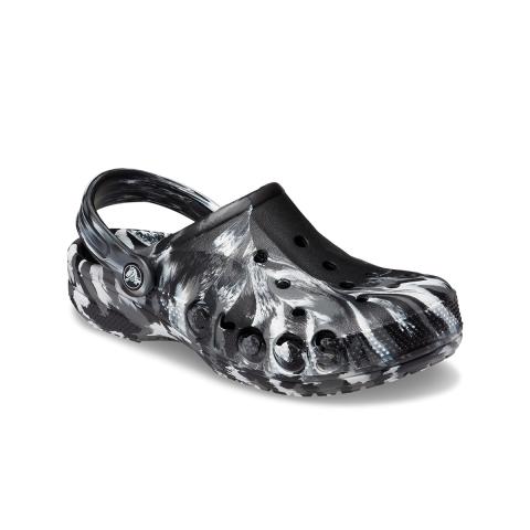 CROCS 卡骆驰 贝雅大理石纹户外休闲鞋洞洞鞋【含鞋花】 图片 2